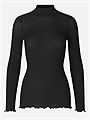 Rosemunde Burlington Long Sleeve Regular T-neck Black