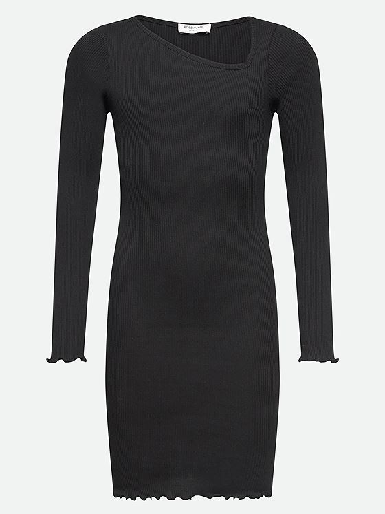 Rosemunde Baybay Long Sleeve Midi Dress Black