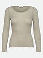 Rosemunde Burlington Long Sleeve Regular O-Neck Abbey stone