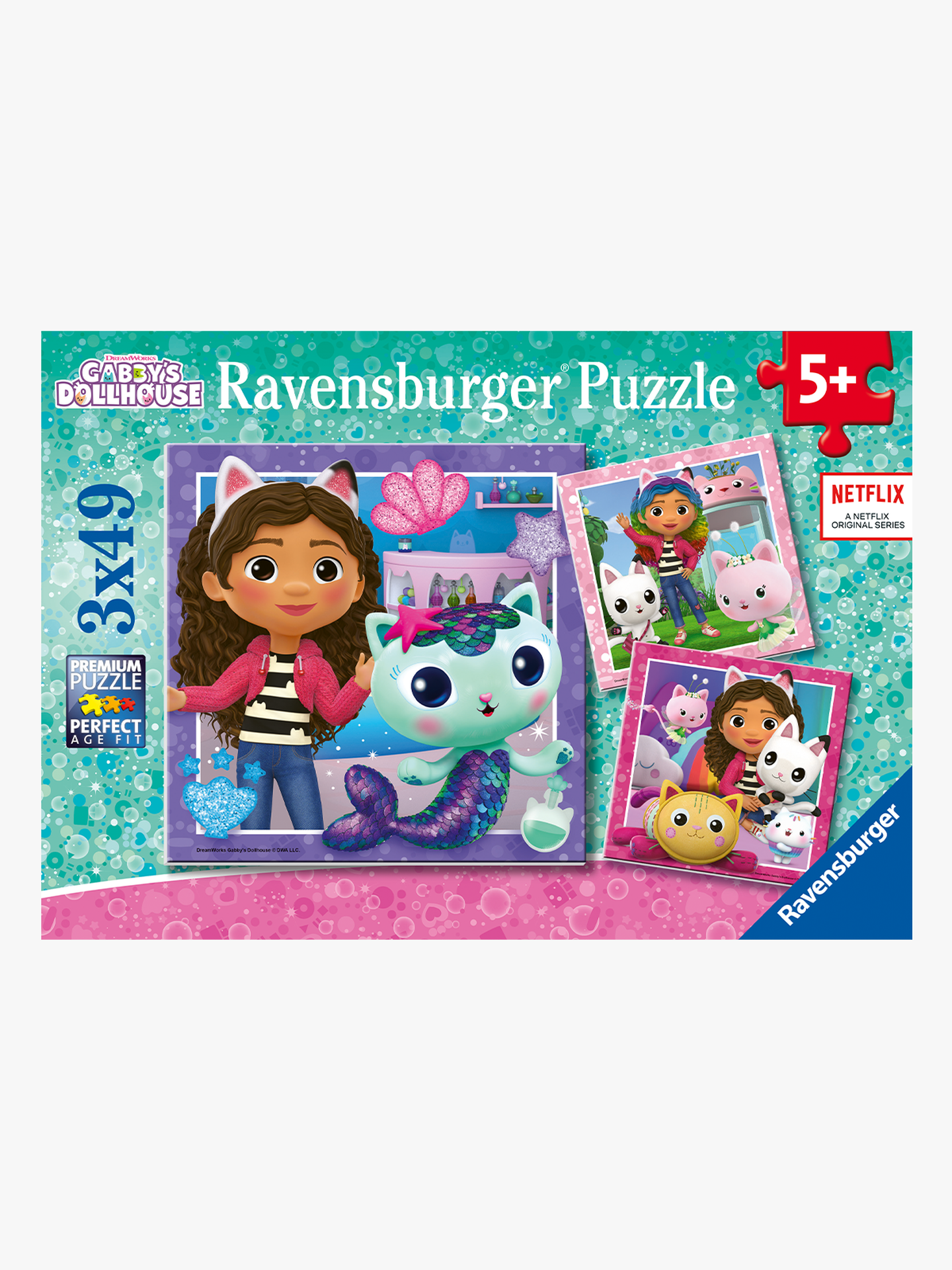 Ravensburger Gabby's Dukkehus 3x49p Flerfarget