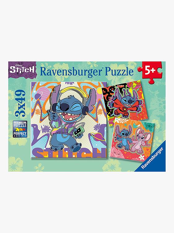 Ravensburger Disney Stitch 3x49p Flerfarget