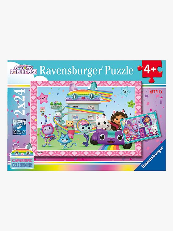 Ravensburger Gabbys dukkehus 2x24p Flerfarget