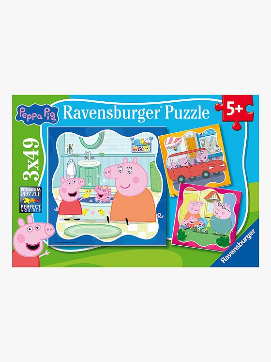 Ravensburger Peppa Gris 3x49p Flerfarget