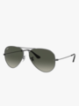 Ray-Ban Aviator Large Metal Frame: Silver / Lense: Grey