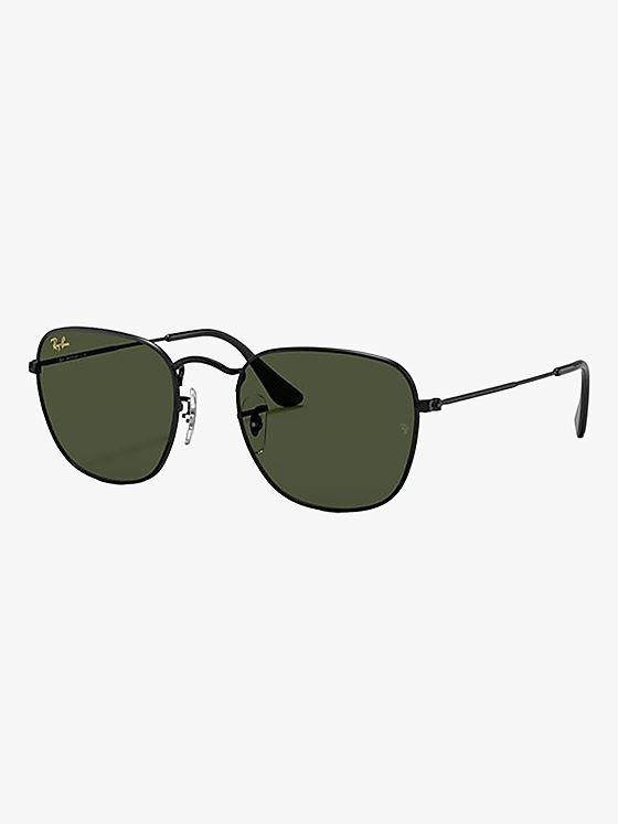 Ray-Ban Frank Frame: Polished Black / Lenses: G-15 Green