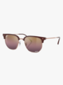 Ray-Ban New Clubmaster Polarized Frame: Polished Bordeaux On Rose Gold / Lenses: Gold, Red Chromance