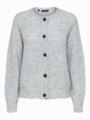 Selected Femme Lulu Long Sleeve Knit Short Cardigan Grå