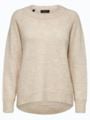 Selected Femme Lulu Long Sleeve Knit O-Neck Birch Melange