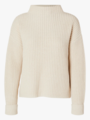 Selected Femme Selma Long Sleeve Knit Pullover Birch