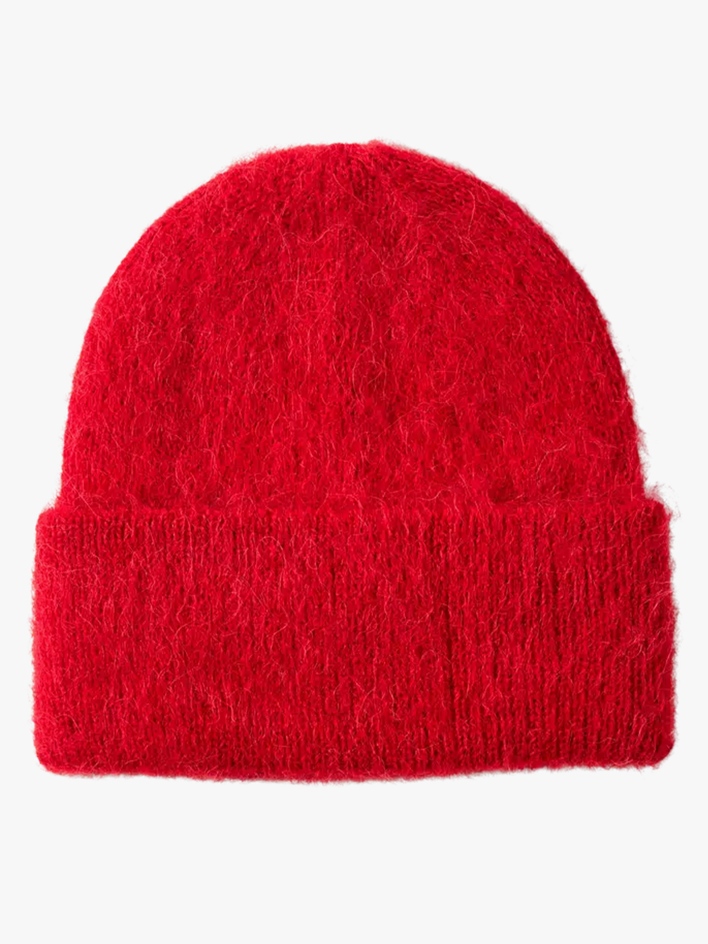 Selected Femme Fiona Alpaca Blend Beanie Equestrian Red