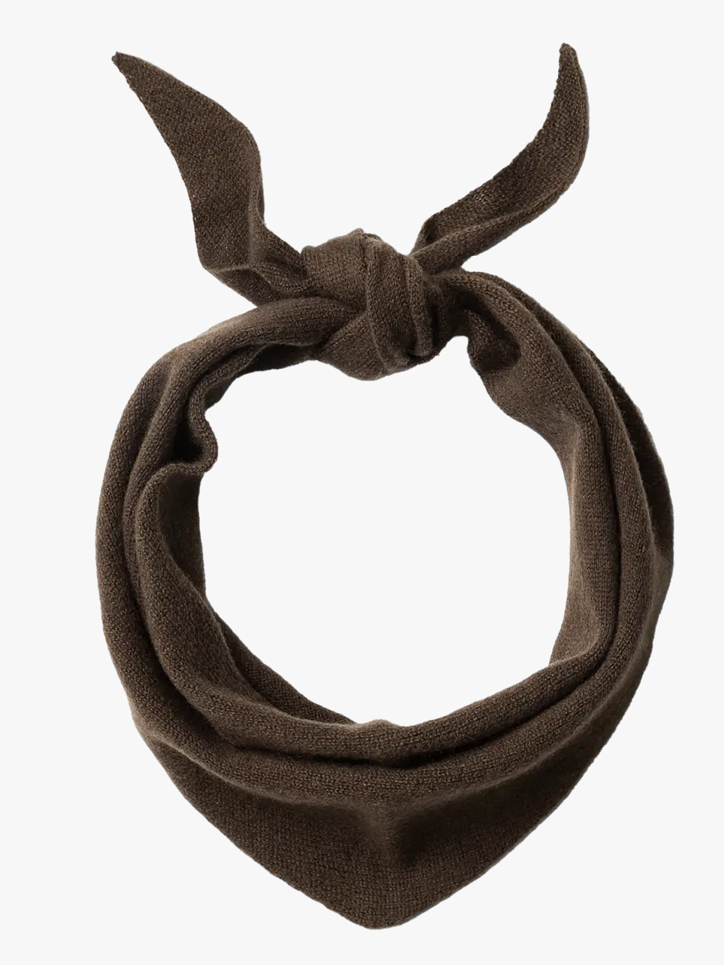 Selected Femme Maria Narrow Cashmere Scarf Chocolate Chip
