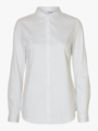 Selected Femme Romie Long Sleeve Fitted Shirt Bright White