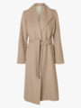 Selected Femme Rosa Lano Coat Sandshell Melange
