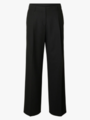 Selected Femme Wide-Rita Lano Mid Waist Pant Black