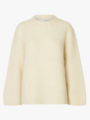 Selected Femme Gabriella Long Sleeve Knit New O-Neck Birch