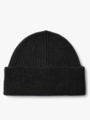 Selected Femme Lulu Lano Knit Beanie Black