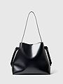 Selected Femme Stella Large Leather Bag Black