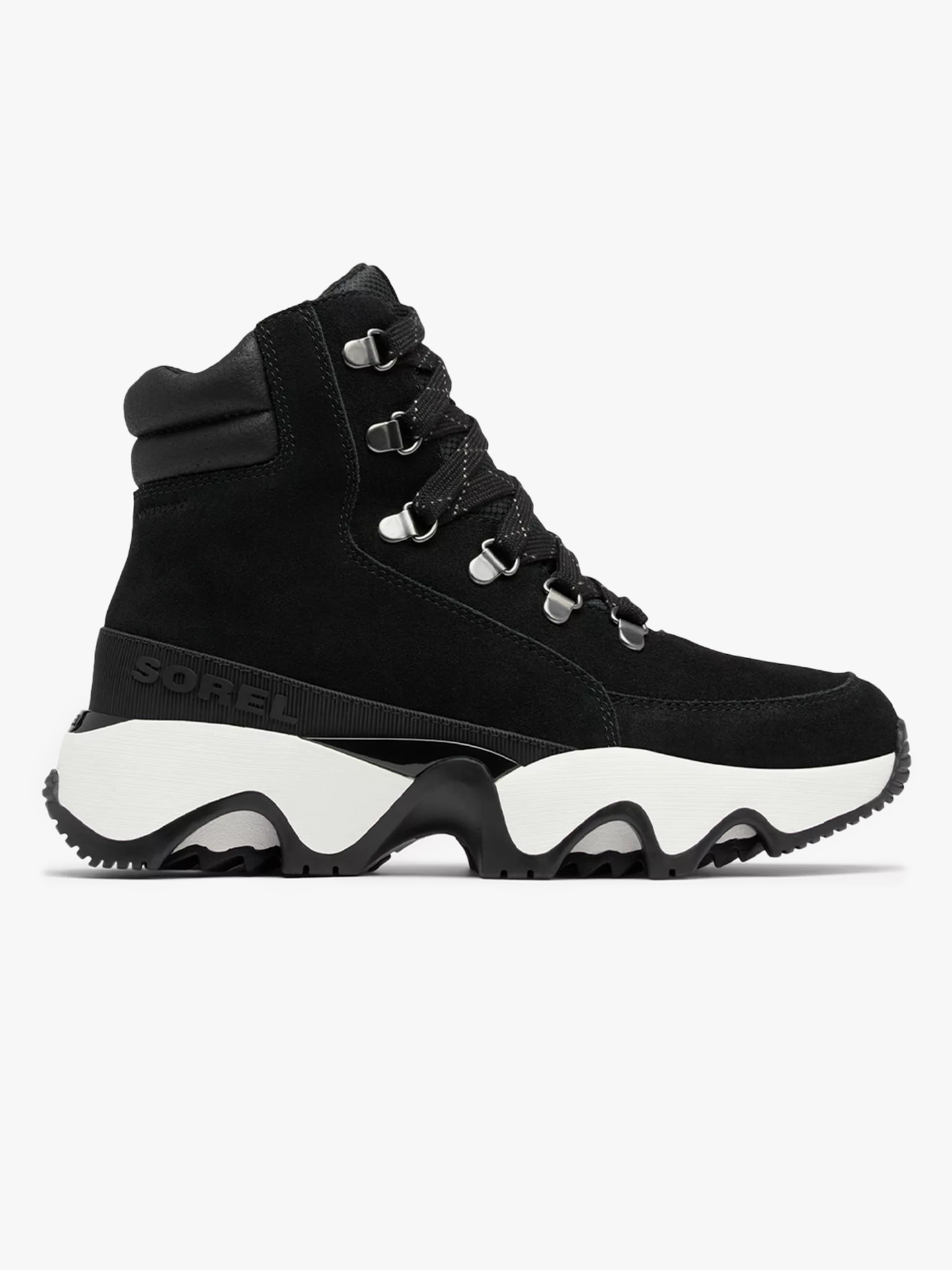 Sorel Kinetic Impact Conquest Plus Waterproof Boot Black / Sea Salt