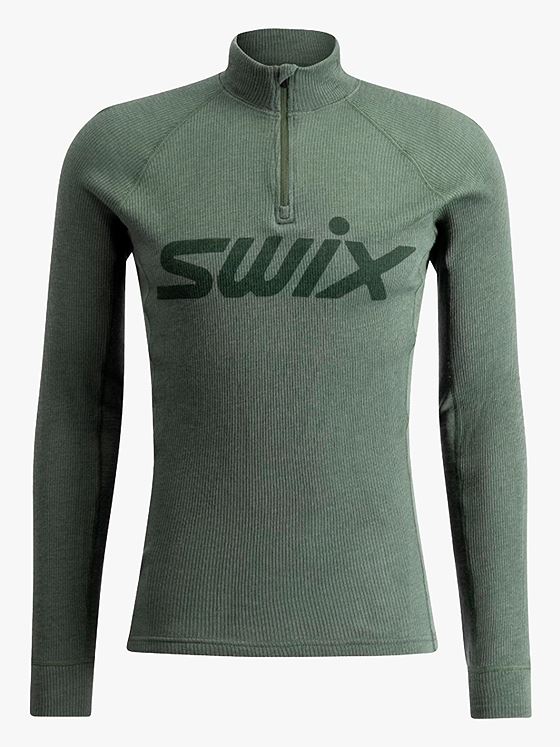 Swix RaceX Merino Half Zip Pine