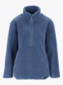 Twentyfour Mode Pile Half Zip Gråblå