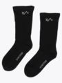 Twentyfour & Sportsokk Høy 2-pakk Sort