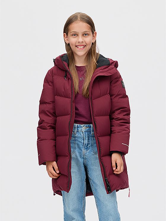 Twentyfour Mode Maya Dunparkas Junior Mørk Burgunder