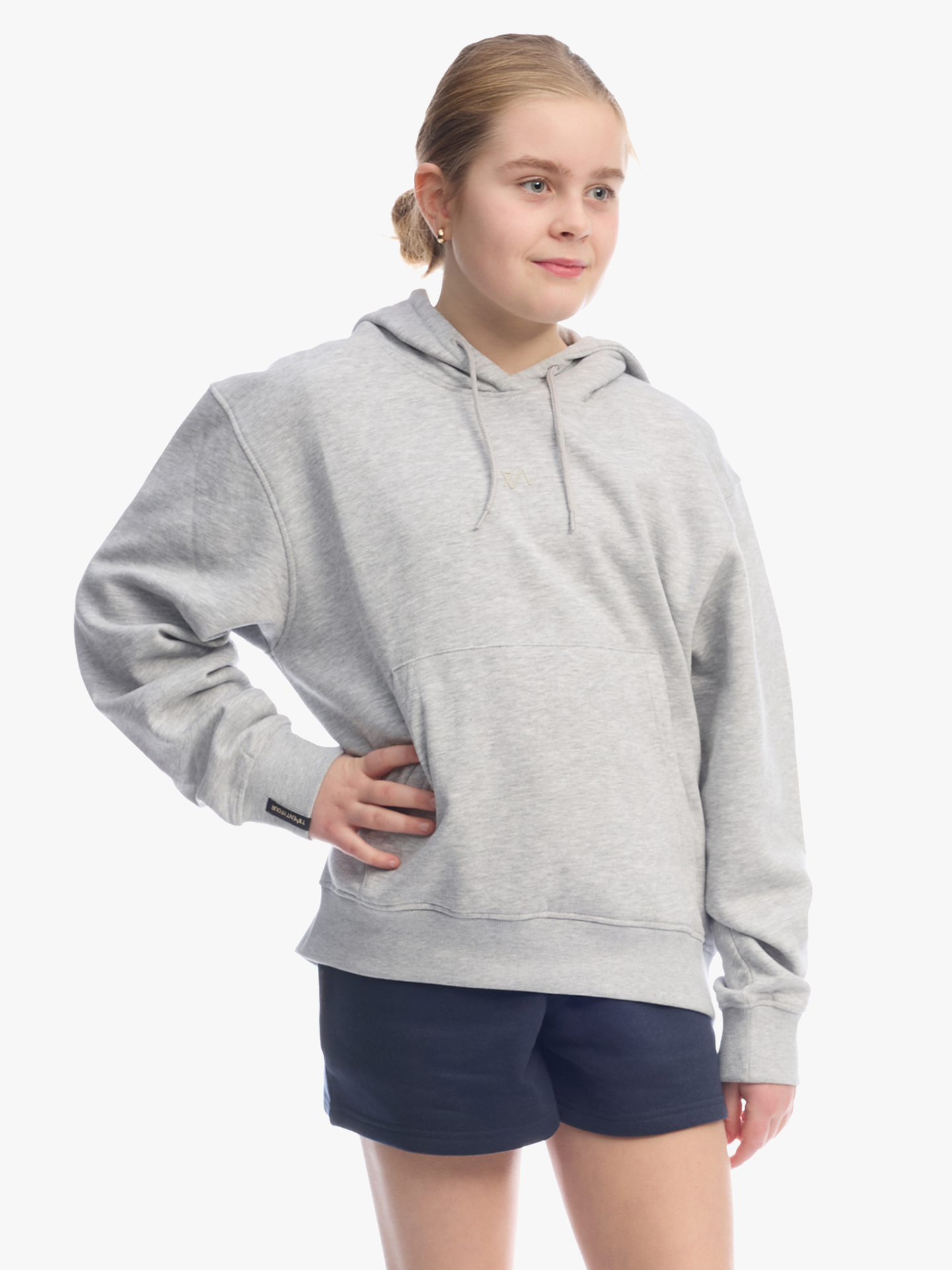 Twentyfour & Hoodie Junior Lys Grå