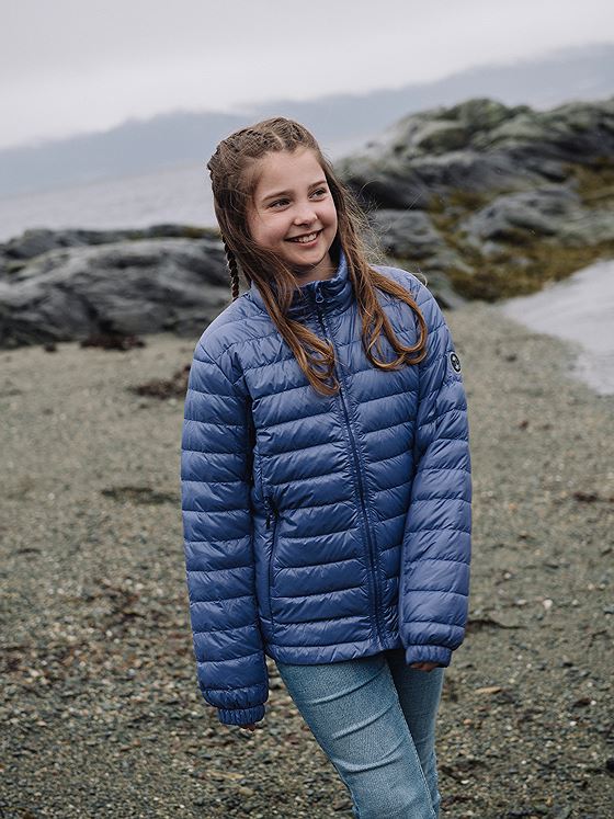 Twentyfour Venture Lett Dunjakke Junior Indigo