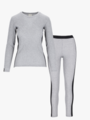 Twentyfour Aurora Baselayer Sett Lys Grå Melange