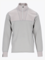 Twentyfour Aurora Obi Ull Half Zip Lys Grå