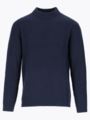 Twentyfour Mode Rib RN Sweater Marine