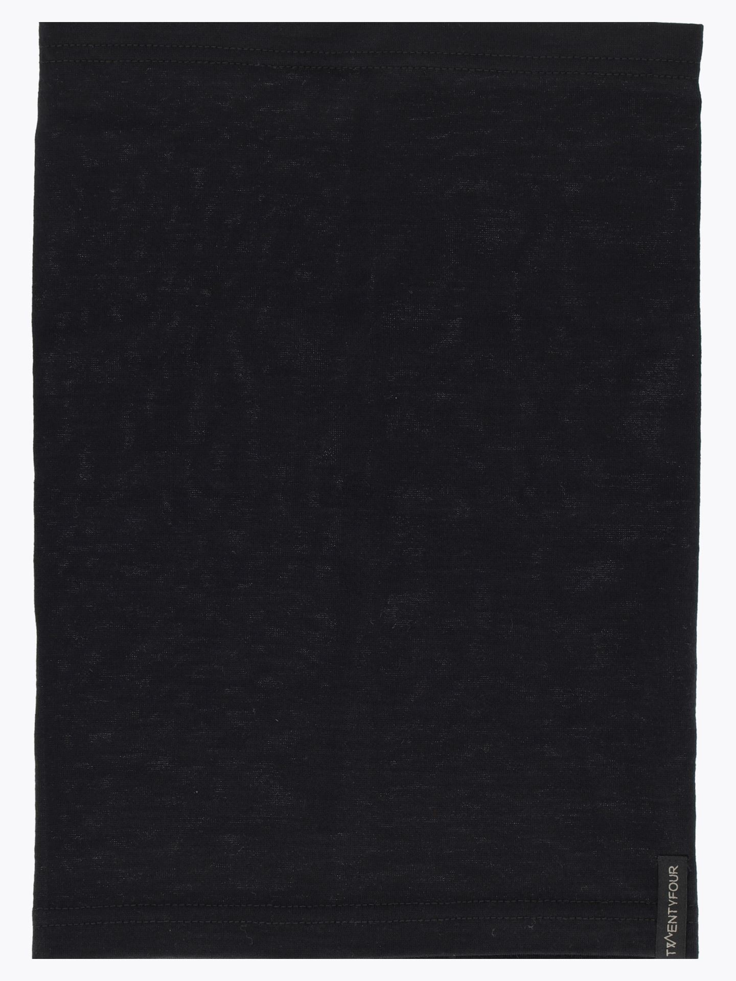Twentyfour & Merino Hals Sort
