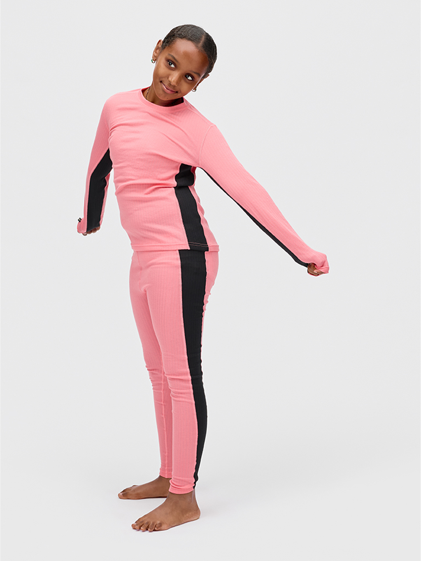 Twentyfour Aurora Baselayer Sett Junior Rosa