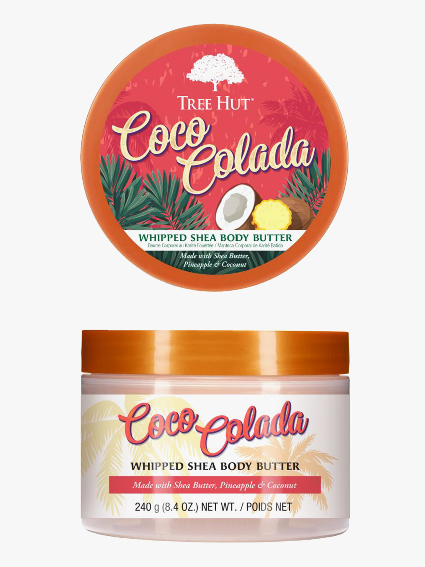 Tree Hut Whipped Body Butter Coco Colada 240 gram Flerfarget