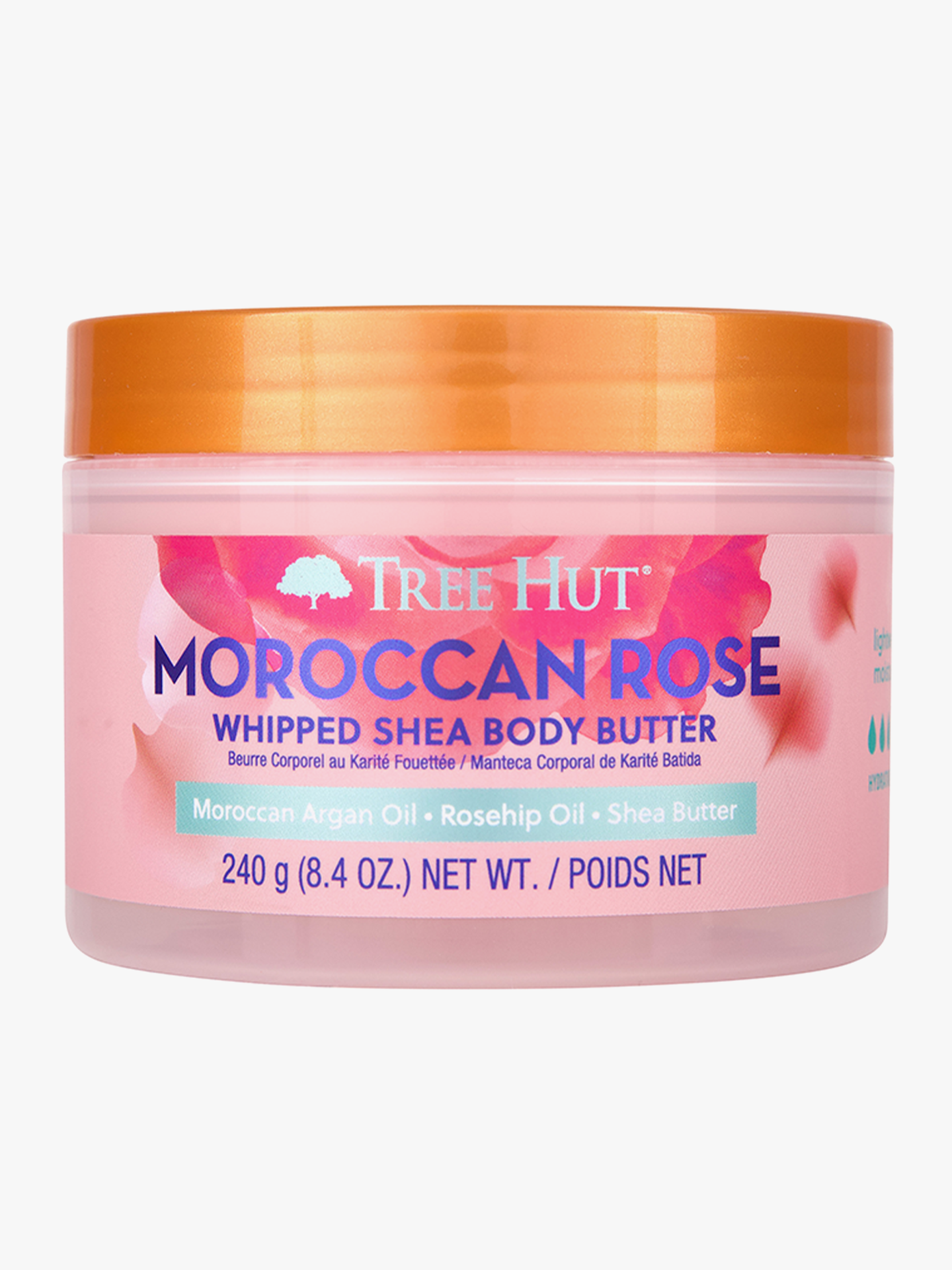 Tree Hut Whipped Body Butter Moroccan Rose 240 gram Flerfarget