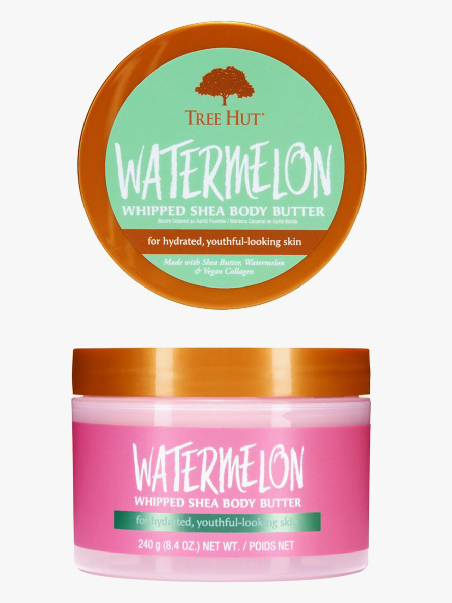 Tree Hut Whipped Body Butter Watermelon 240 gram Flerfarget