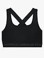 Under Armour Crossback Mid Bra Black / Jet Gray