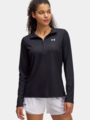 Under Armour Tech Rib 1/2 Zip Black / White