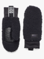 UGG Fluff Mitten With Logo Black