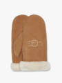 UGG Womens Sheepskin Emb Mitten Chestnut