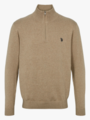 U.S. Polo Assn. Assn. Brison Knit Half Zip Crockery Melange