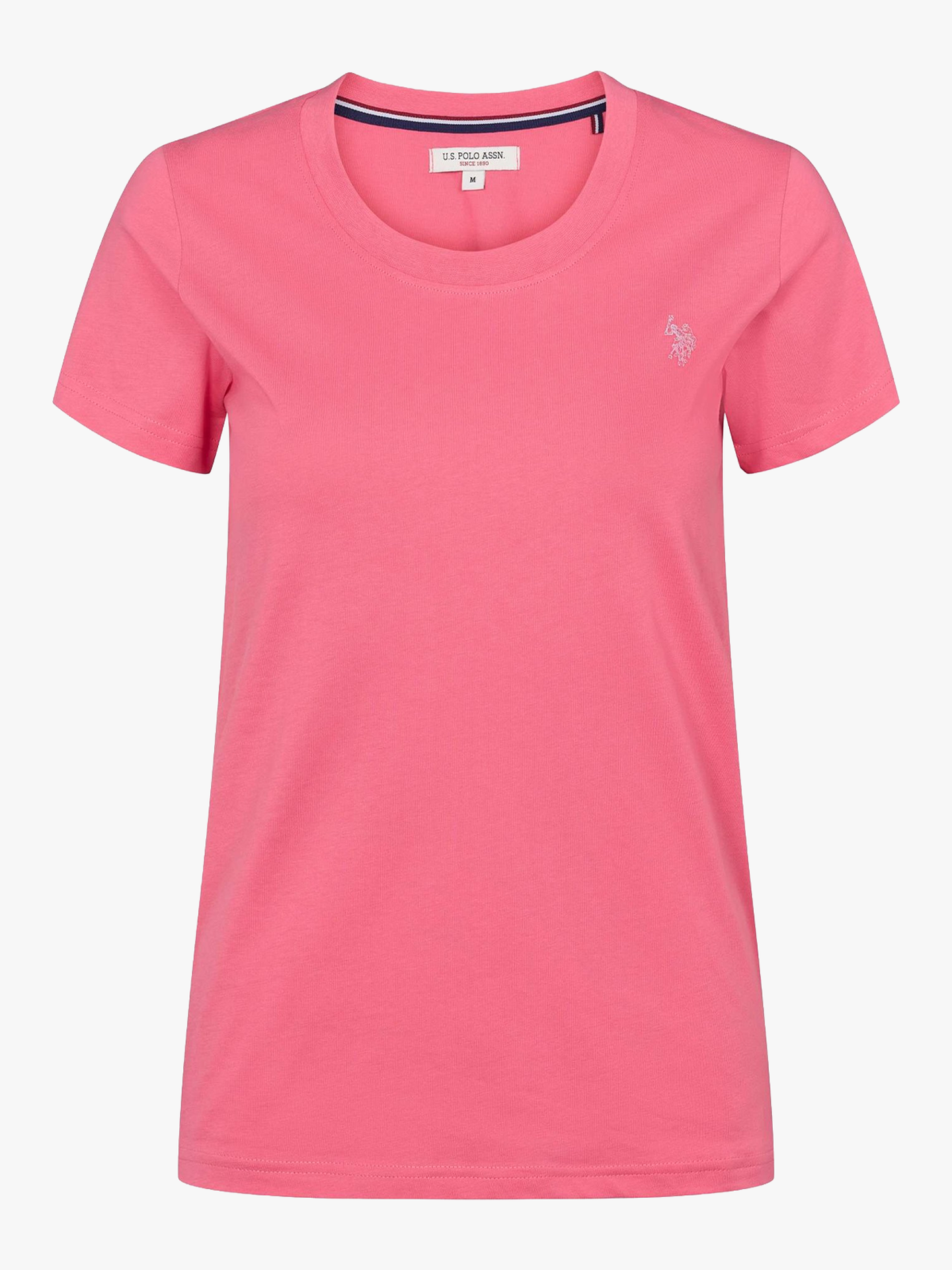U.S. Polo Assn. Amy O-Neck Tee Pink Lemonade
