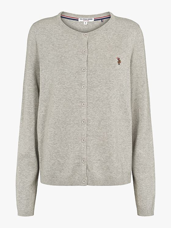U.S. Polo Assn. Kimmi Regular Cardigan Grey Melange