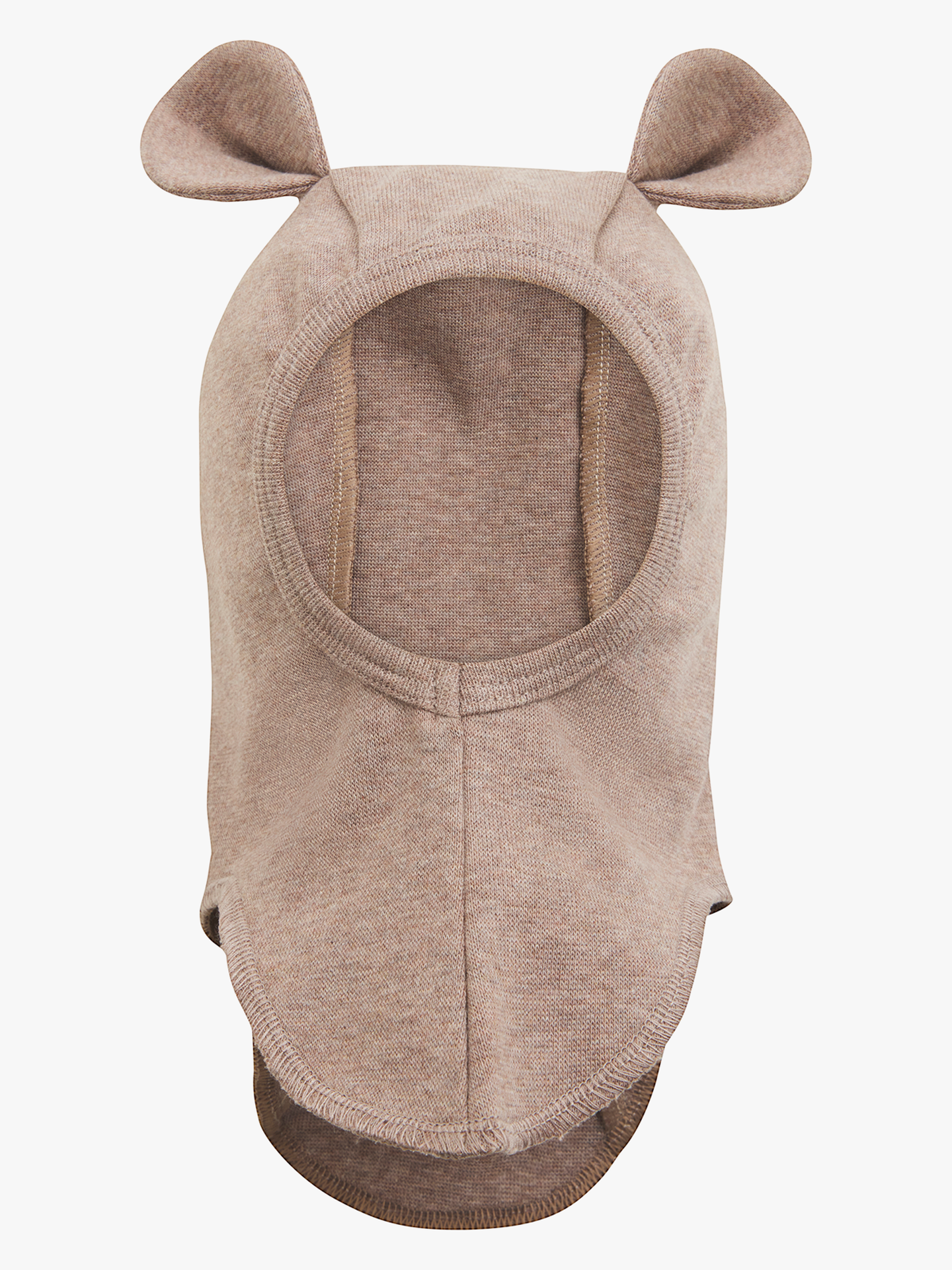 Huttelihut Balaclava Ears Cotton Rib Savannah Melange