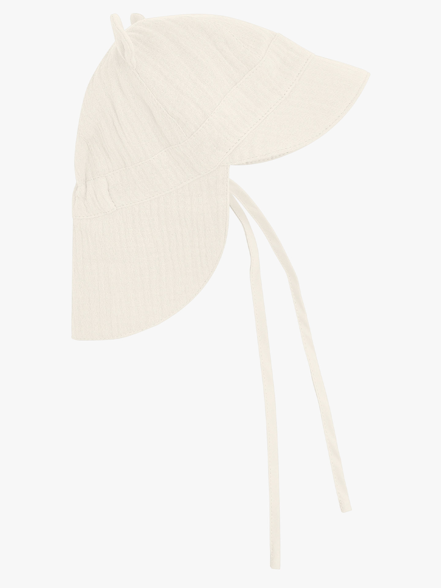 Huttelihut Summer Hat Ears Muslin Antique White