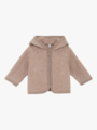 Huttelihut Jacket Ears Cotton Fleece Savannah Melange