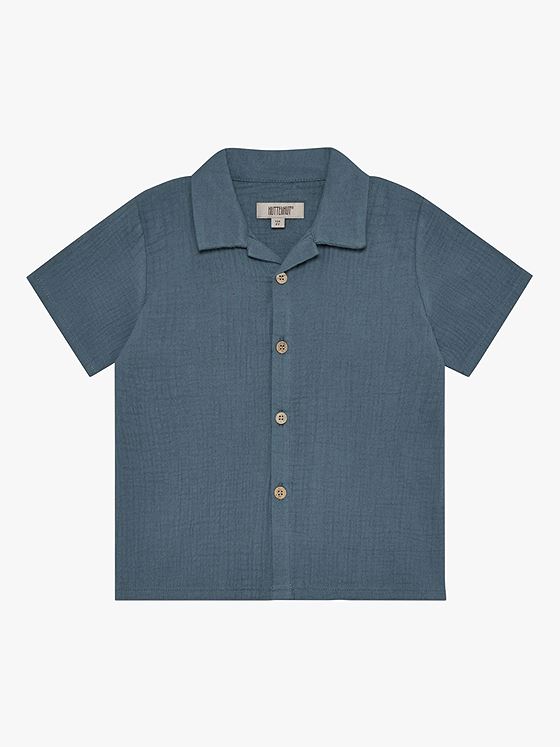 Huttelihut Shirt Short Sleeve Muslin Bering Sea
