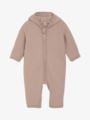 Huttelihut Pram Suit Wool Fleece Mahogany Rose