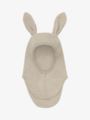 Huttelihut Balaclava Ears Wool Fleece Camel Melange