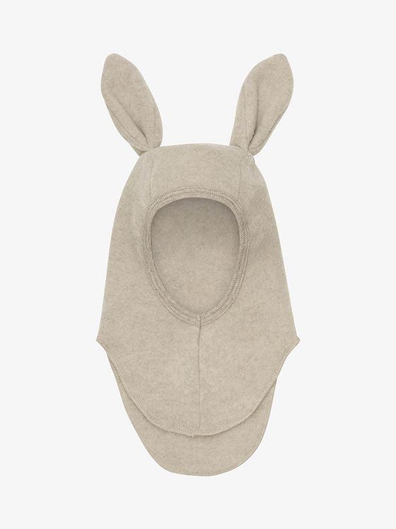 Huttelihut Balaclava Ears Wool Fleece Camel Melange